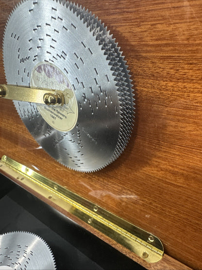 Reuge Music Disc Music Box With Extra Discs Hand Made 12-1/2" x 8" x 4"