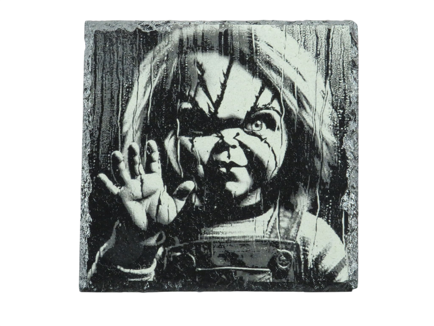 Laser Engraved Slate Coaster - CH9
