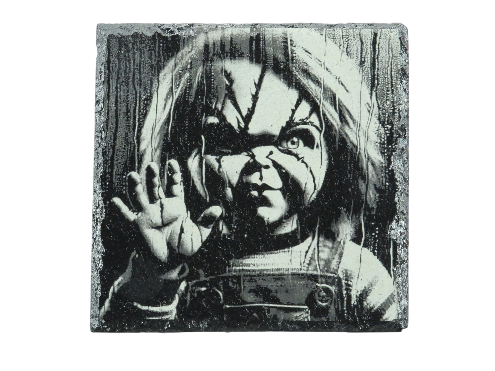 Laser Engraved Slate Coaster - CH9
