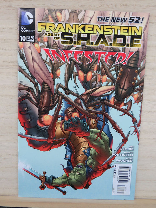Frankenstein Agent of S.H.A.D.E #10 Aug 2012 Infested The New 52 - DC Comic