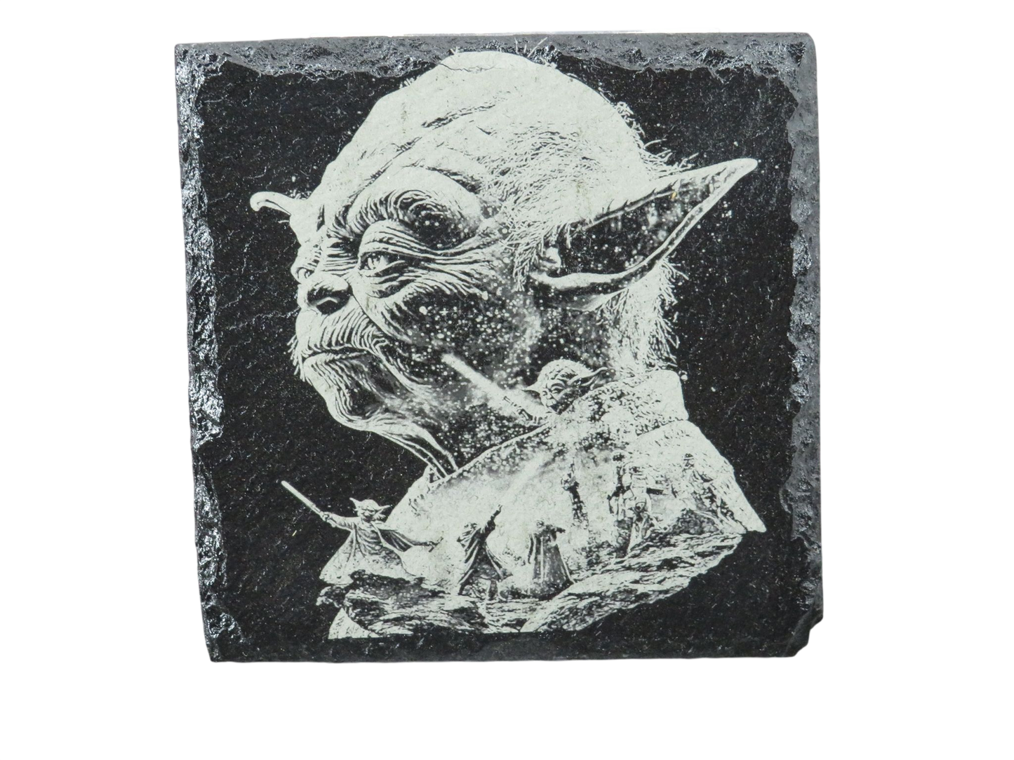Laser Engraved Slate Coaster - SW8