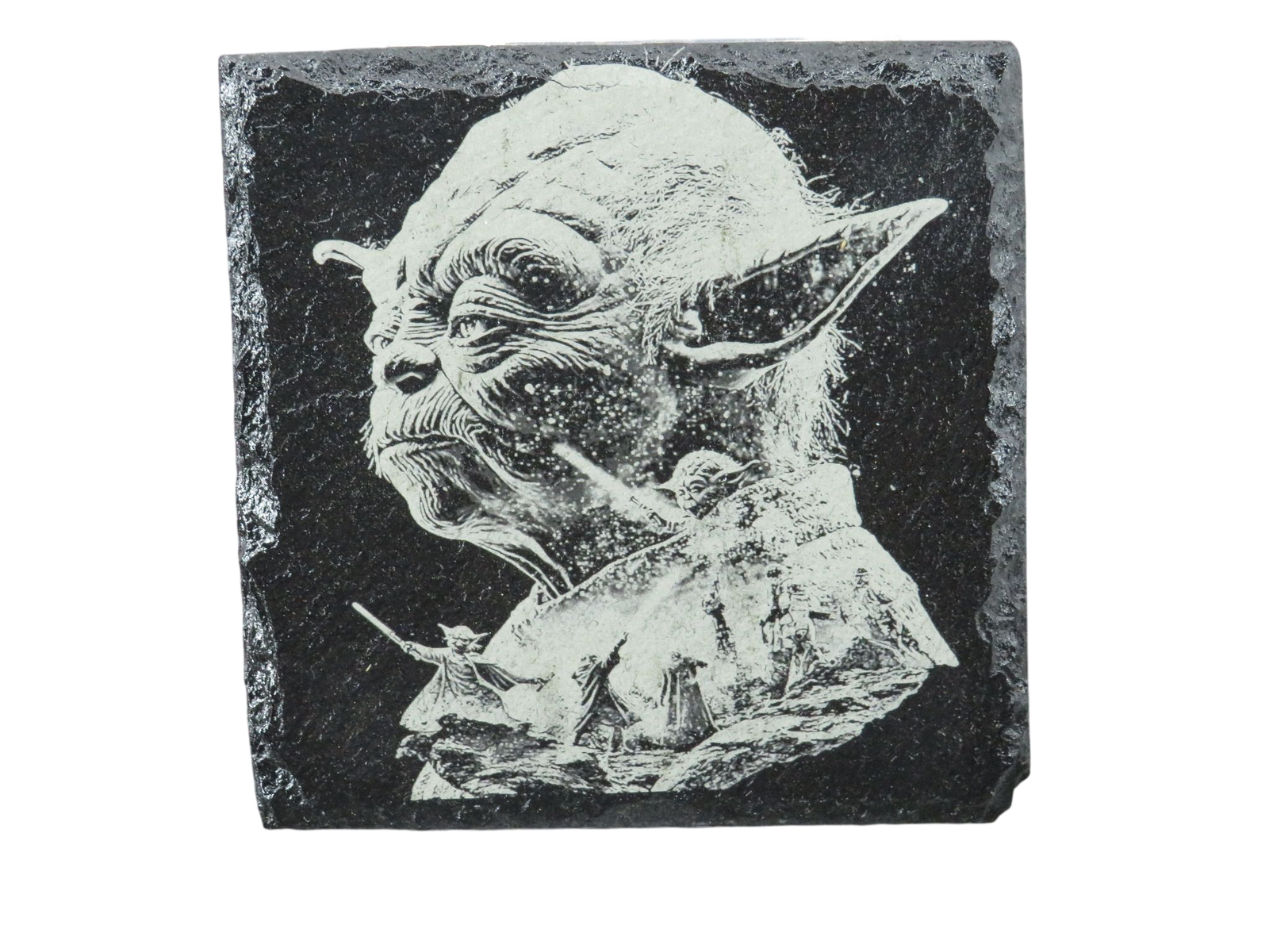 Laser Engraved Slate Coaster - SW8