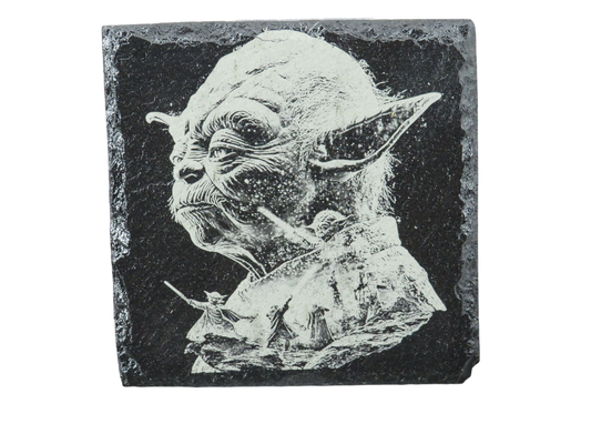 Laser Engraved Slate Coaster - SW8