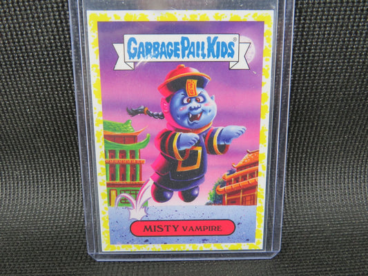 2019 Topps Garbage Pail Kids Cult Horror Misty Vampire #11b of 20 - Yellow0