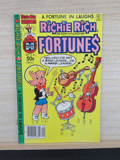 Richie Rich Fortunes #58 Sept - Harvey World Comic - 1981