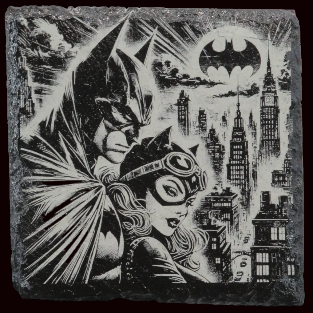 Laser Engraved Slate Coaster - BM6