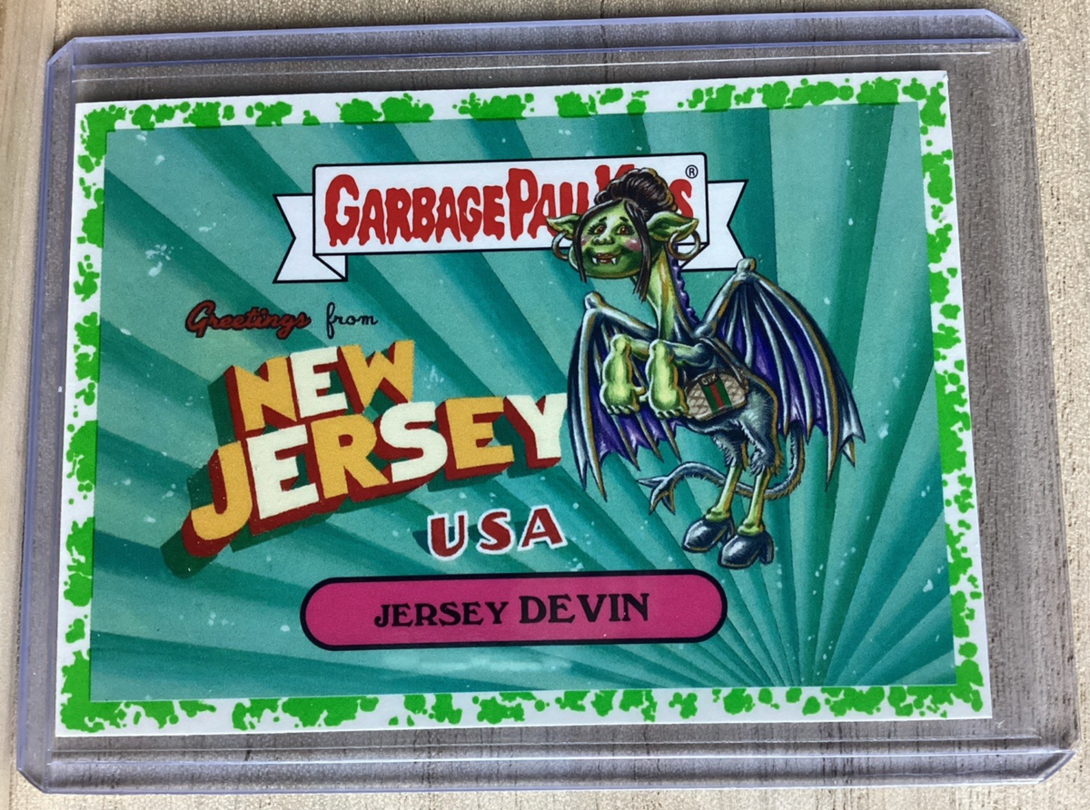 2018 Garbage Pail Kids - Jersey Devin - Green0