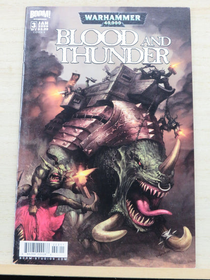 Warhammer 40,000 Blood and Thunder #3 Jan 2008 - BOOM Studios Comic Cover B1