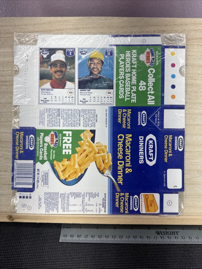 1987 Kraft Home Plate Heroes Never Folded Panel - Ozzie Guillen & Johnny Ray0