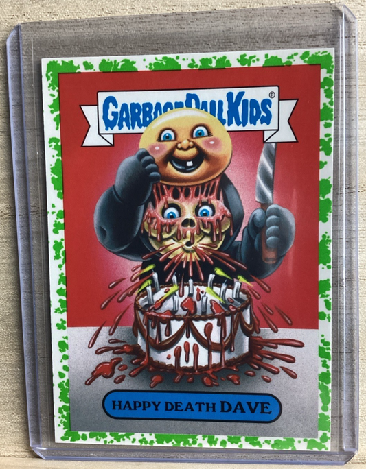 2018 Topps Garbage Pail Kids - Happy Death Dave - Green