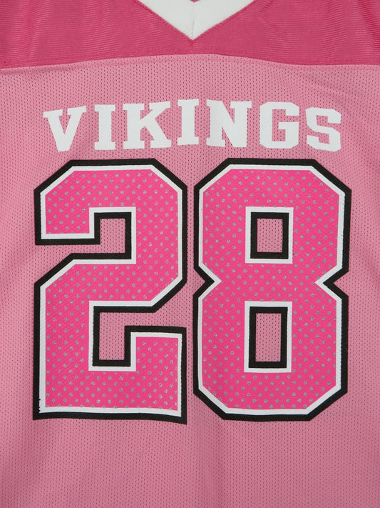 Minnesota Vikings NFL Team Apparel Jersey - Girl's Large 10/12 - Peterson #281