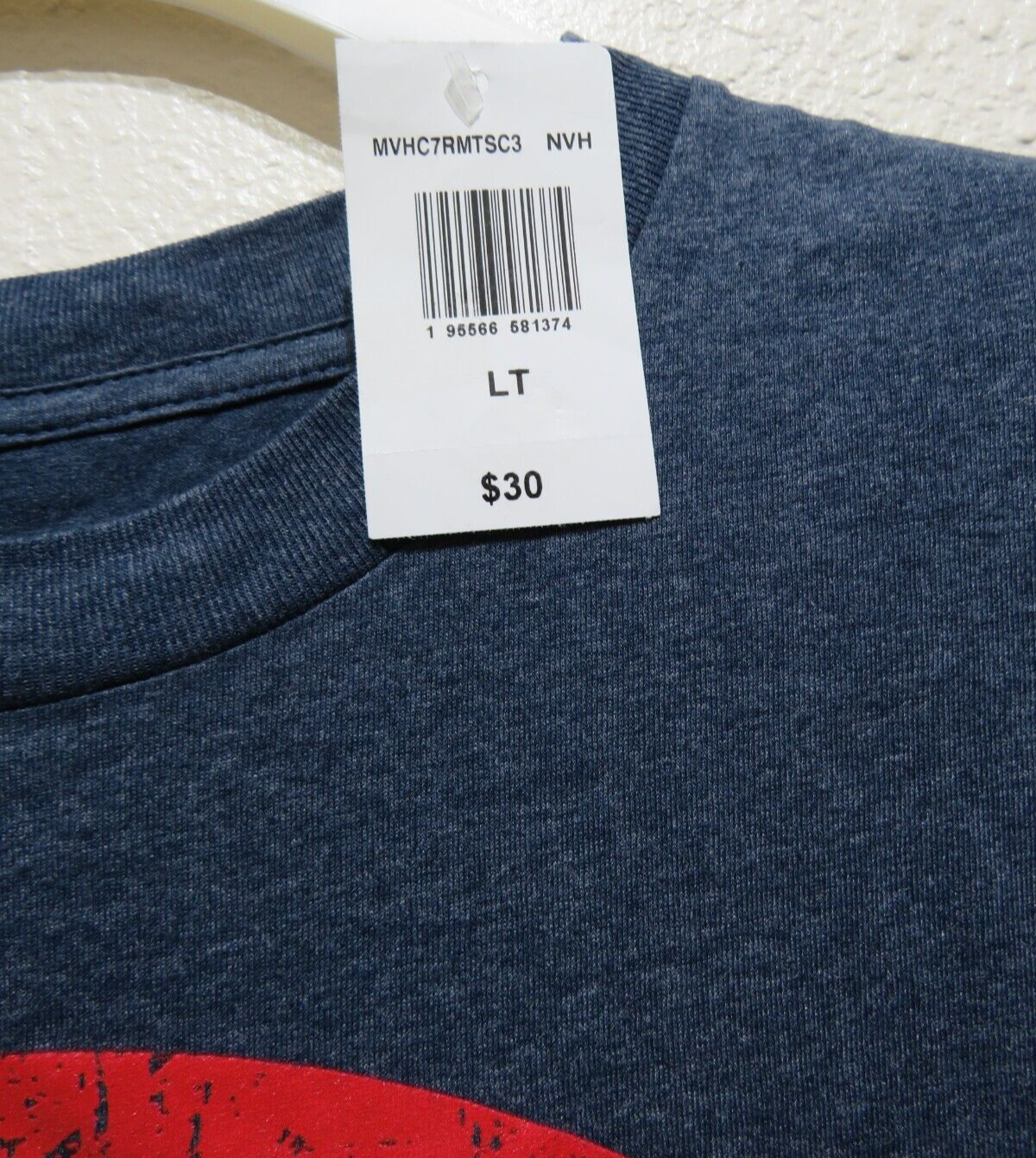 Marvel Captain America Shield T Shirt - Size LT