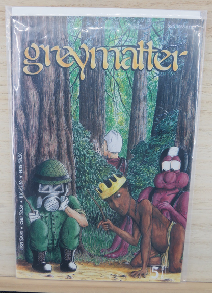 GREY MATTER #5 - 1994 - Black &White - ALAFFINITY PUBLISHING