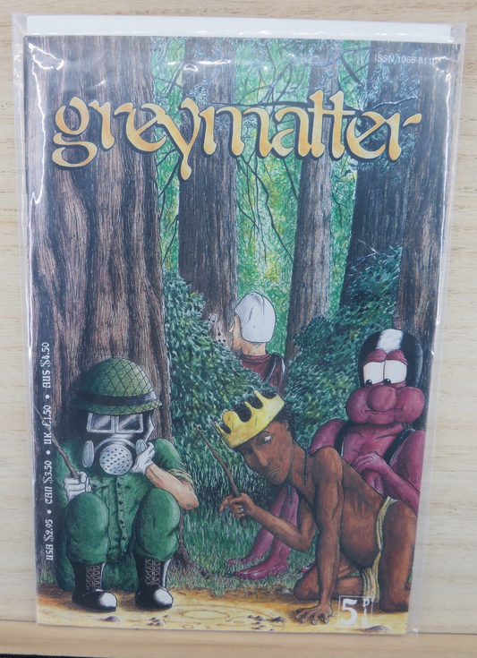 GREY MATTER #5 - 1994 - Black &White - ALAFFINITY PUBLISHING