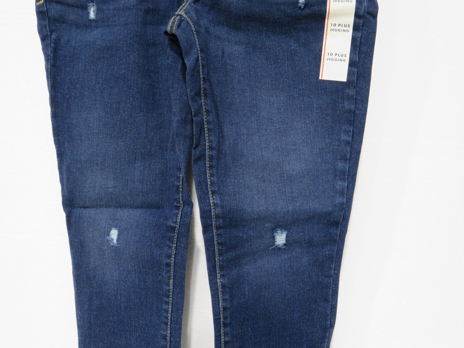 CAT & JACK Girl’s Mid-Rise Pull-On Denim Stretch Jeggings Size 10 Plus