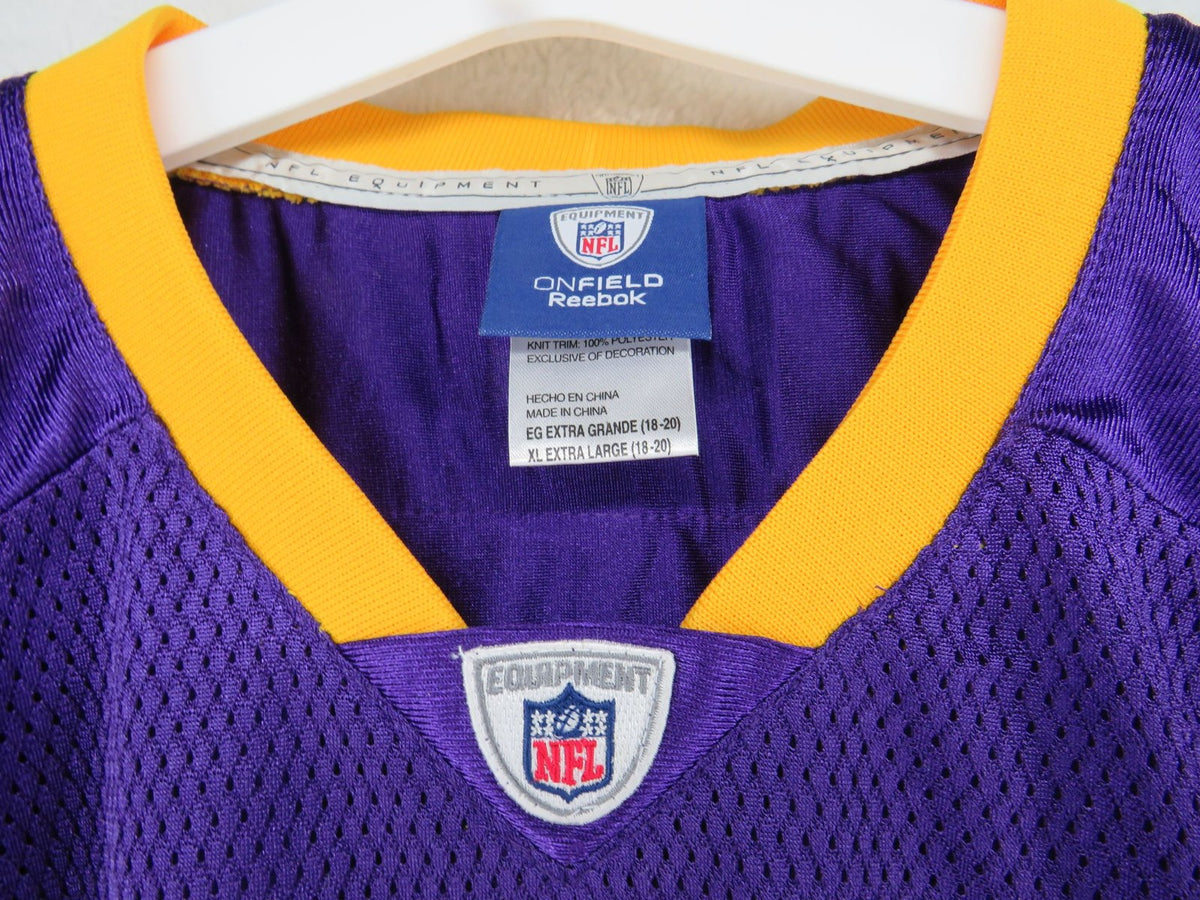 Minnesota Vikings Reebok NFL Jersey - Youth X-Large 18-20 - Brett Favre #47
