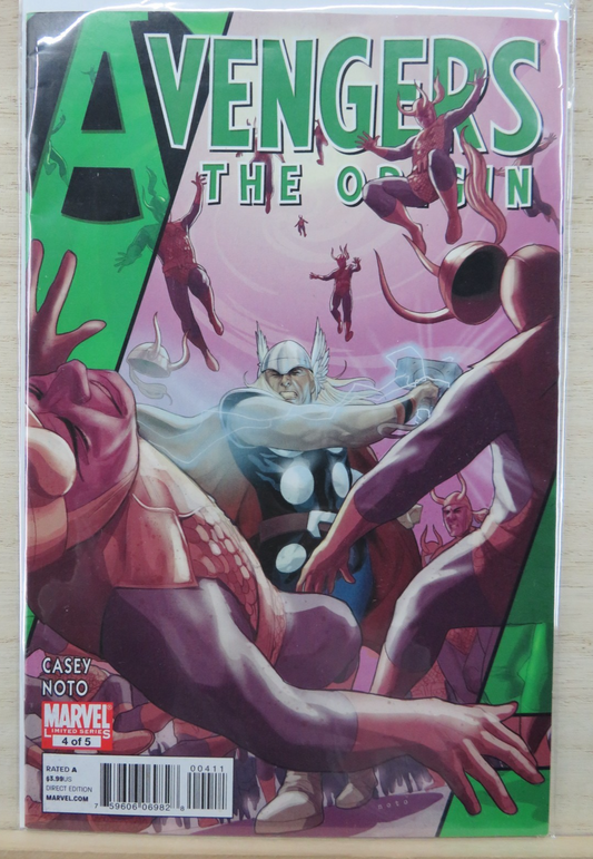 Avengers The Origin #4 of 5 - Marvel Comic - 2010