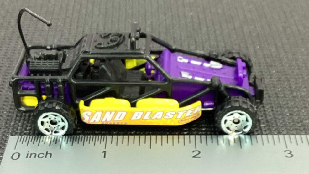 1998 MATCHBOX Dune Buggy - SAND BLASTER - PURPLE