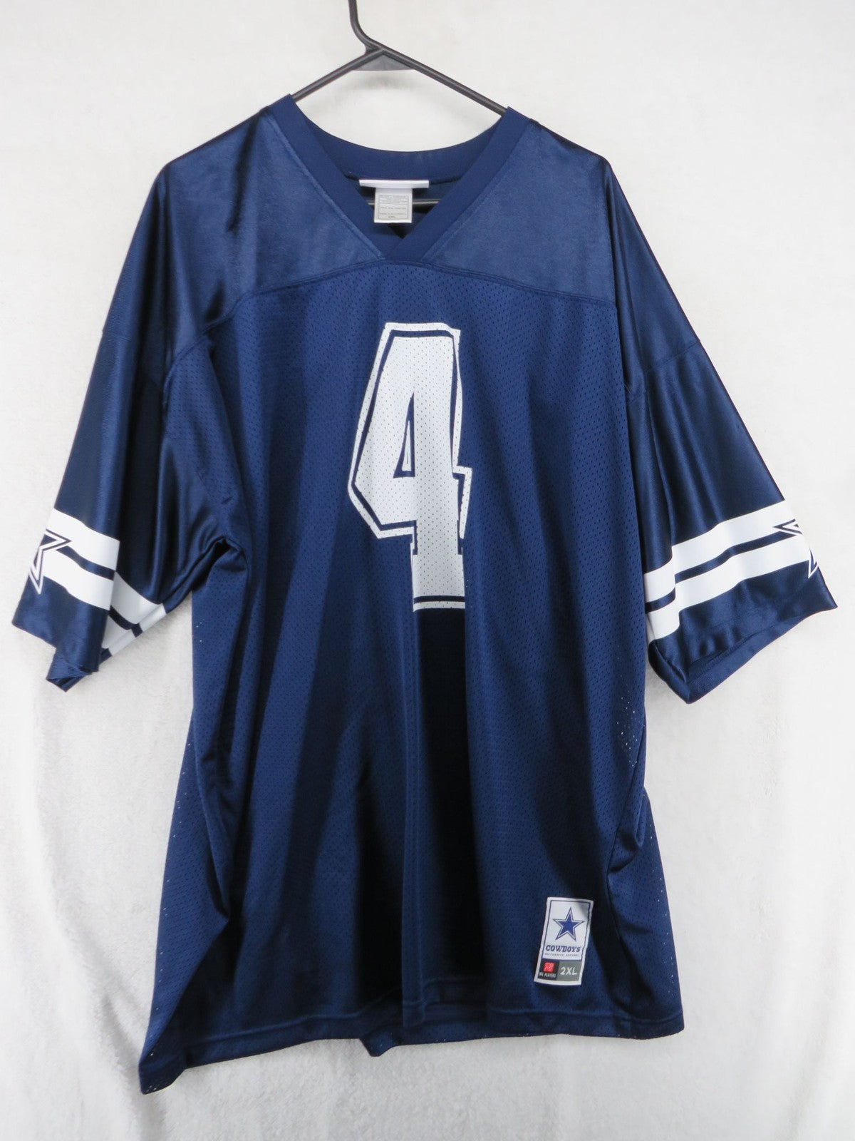 Dallas Cowboys Authentic Apparel Jersey - Men's 2XL - Dak Prescott #4