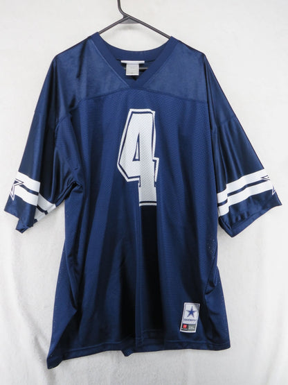 Dallas Cowboys Authentic Apparel Jersey - Men's 2XL - Dak Prescott #4