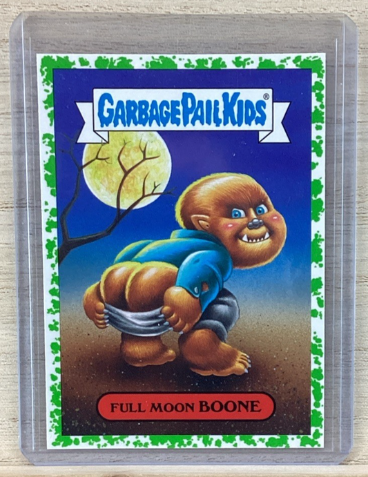 2018 Topps Garbage Pail Kids - Full Moon Boone - Green