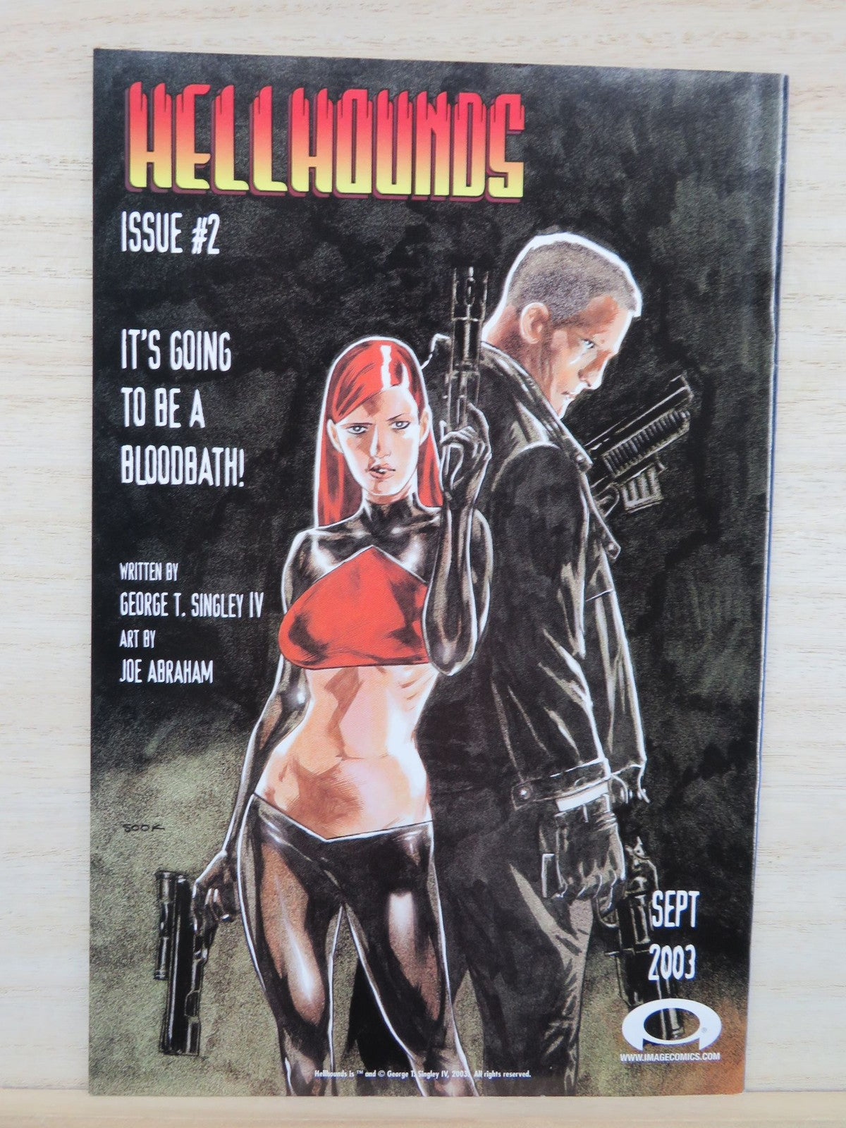 Violent Messiahs Lamenting Pain #4 of 4 Cover B - 2003 - Image Comic