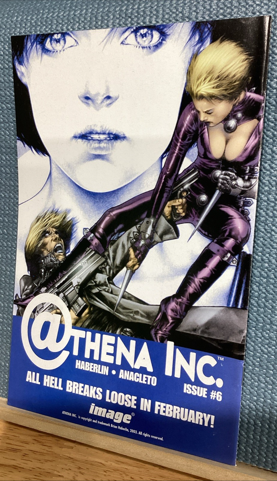 ATHENA INC - THE MANHUNTER PROJECT #5 - Image Comic - 2002