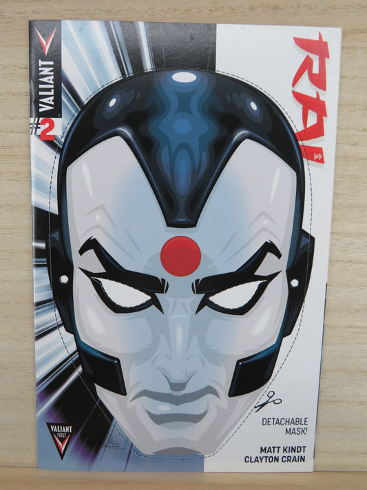 Rai #2 Detachable Mask Variant - Valiant Comics - 2014