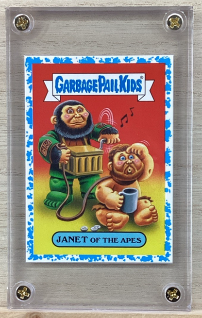 2018 Topps Garbage Pail Kids - Janet of the Apes - Blue 27/99