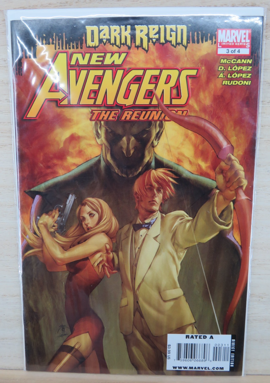 New Avengers The Reunion #3 of 4 - Dark Reign - Marvel Comic