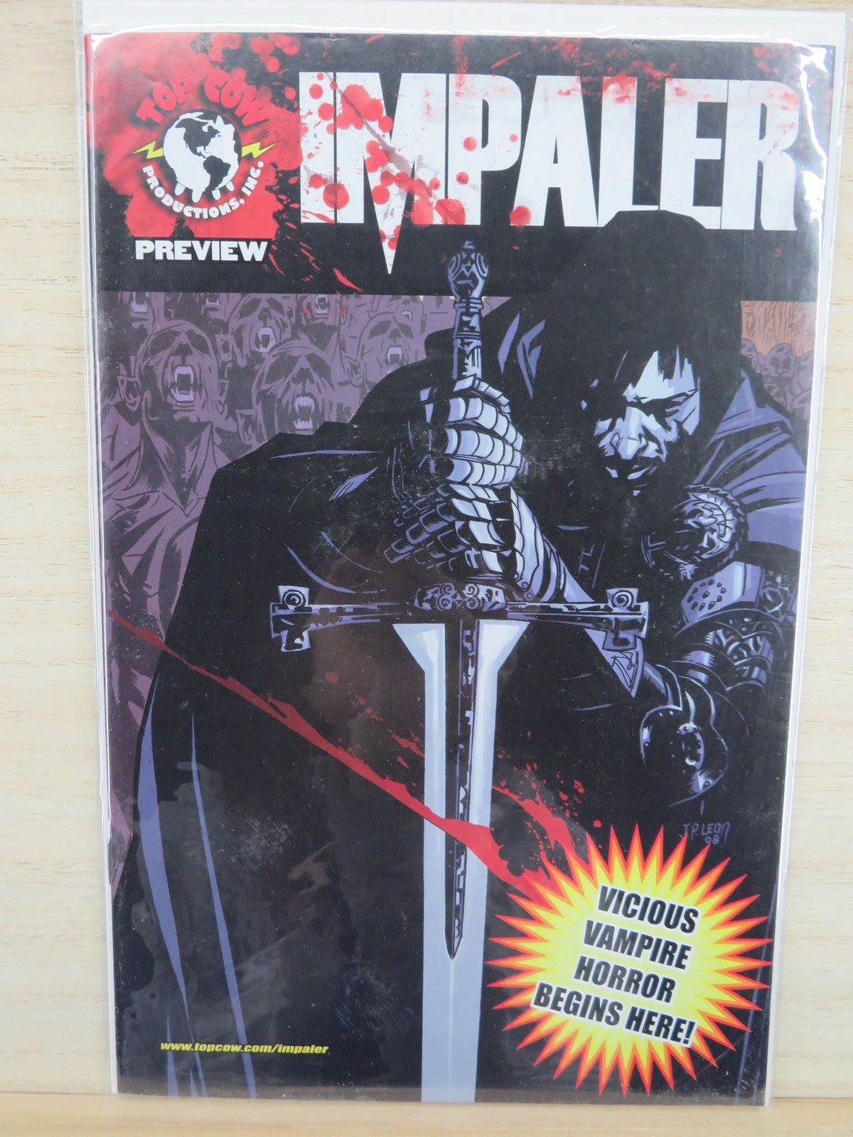 Impaler/Black Vault #0 Preview - 2008 - Top Cow Comic