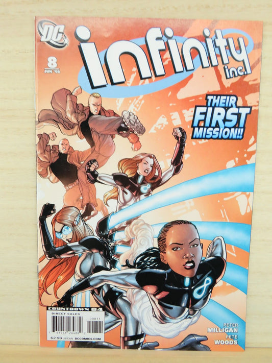 Infinity Inc #8 2008 Their First Mission!! - DC Comic