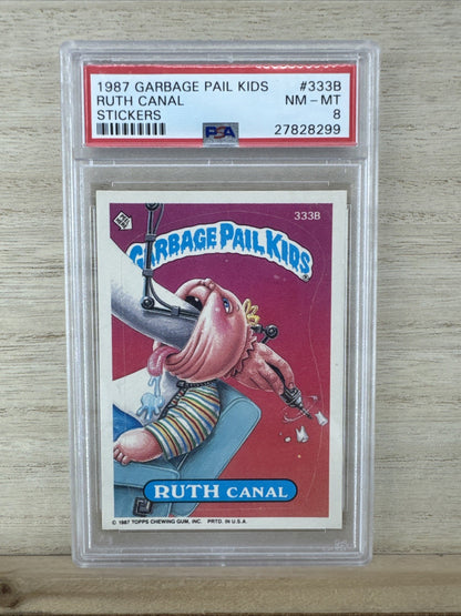 1987 Garbage Pail Kids - Ruth Canal #333b - PSA 8