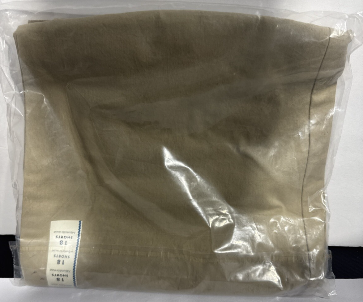 Cat & Jack Boys Flat Front Chino Uniform Shorts - Beige - Size 18