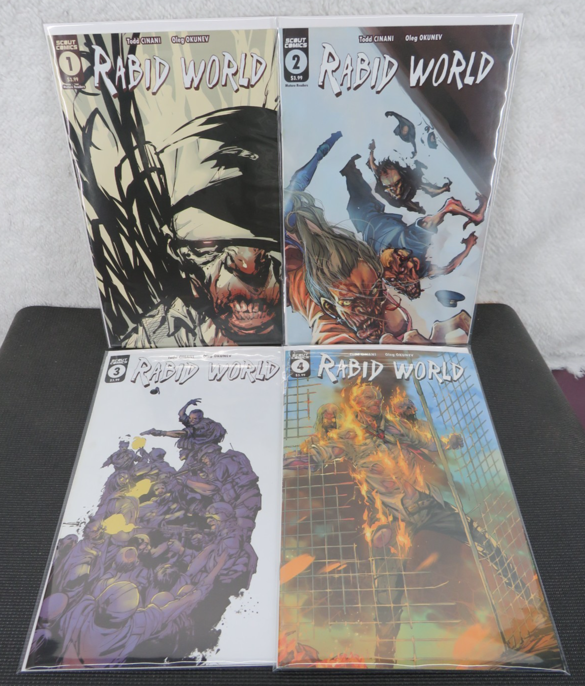 Rabid World #1-4 - Scout Comics - 2021 - Lot of 4 Comics