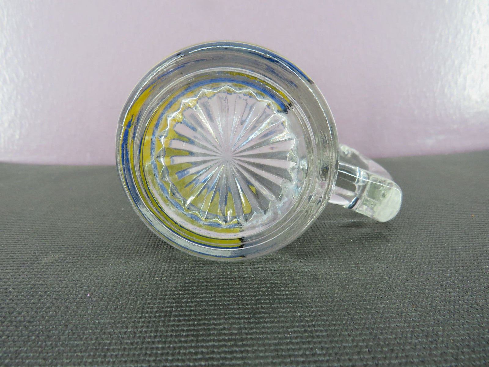 NFL Chargers Official Glass Beer Mug Helmet Logo Blue Yellow Collectible Stein