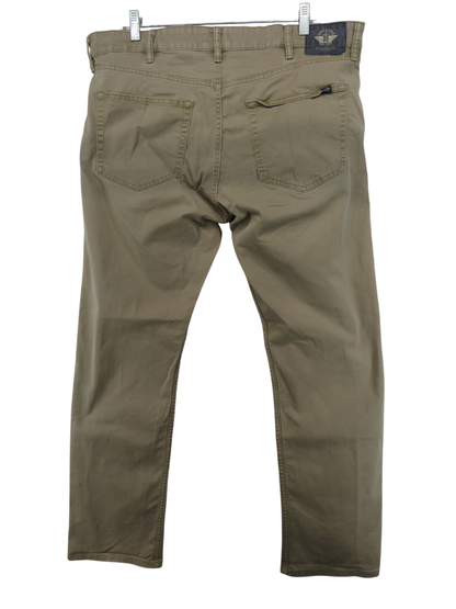 Dockers Pants Men's 38x32 Straight Khaki Chino Flat Front Zip Fly Casual W38 L32