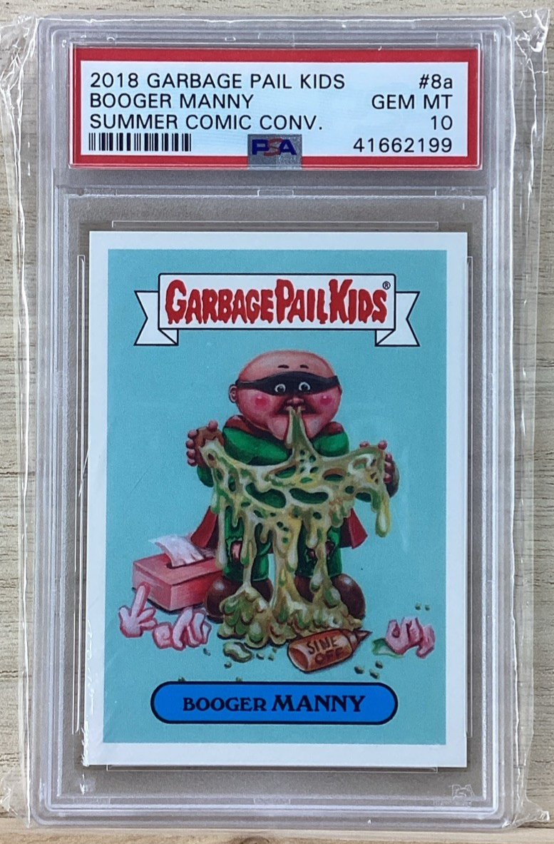 2018 Topps Garbage Pail Kids - Summer Comic Convention - #8A Booger Manny
