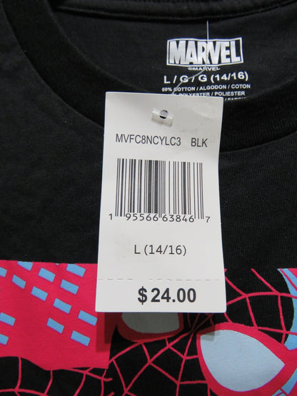 Marvel Spiderman Long Sleeve Shirt - Size Large 14/16