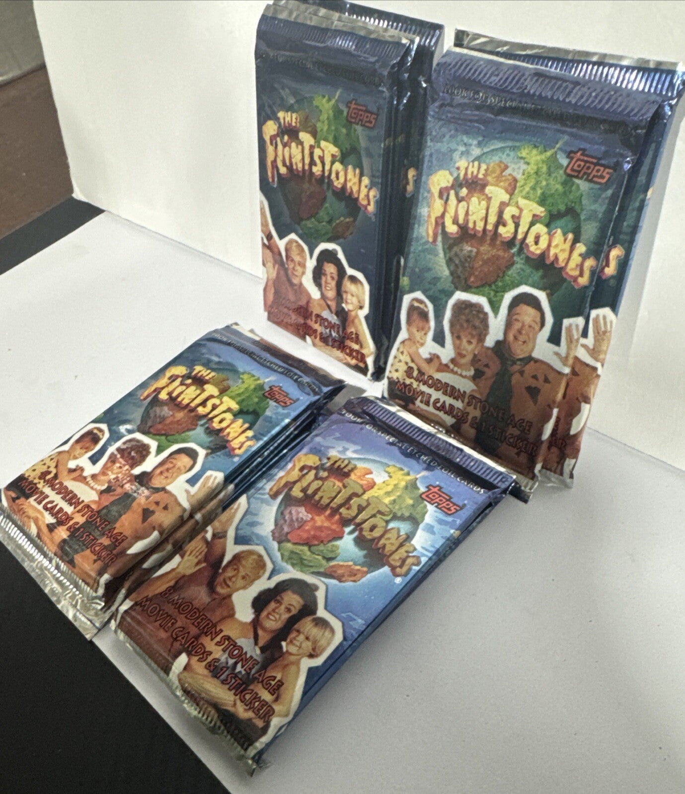The Flintstones Modern Stone Age Movie cards - 12 Unopened Packs 1993 Topps