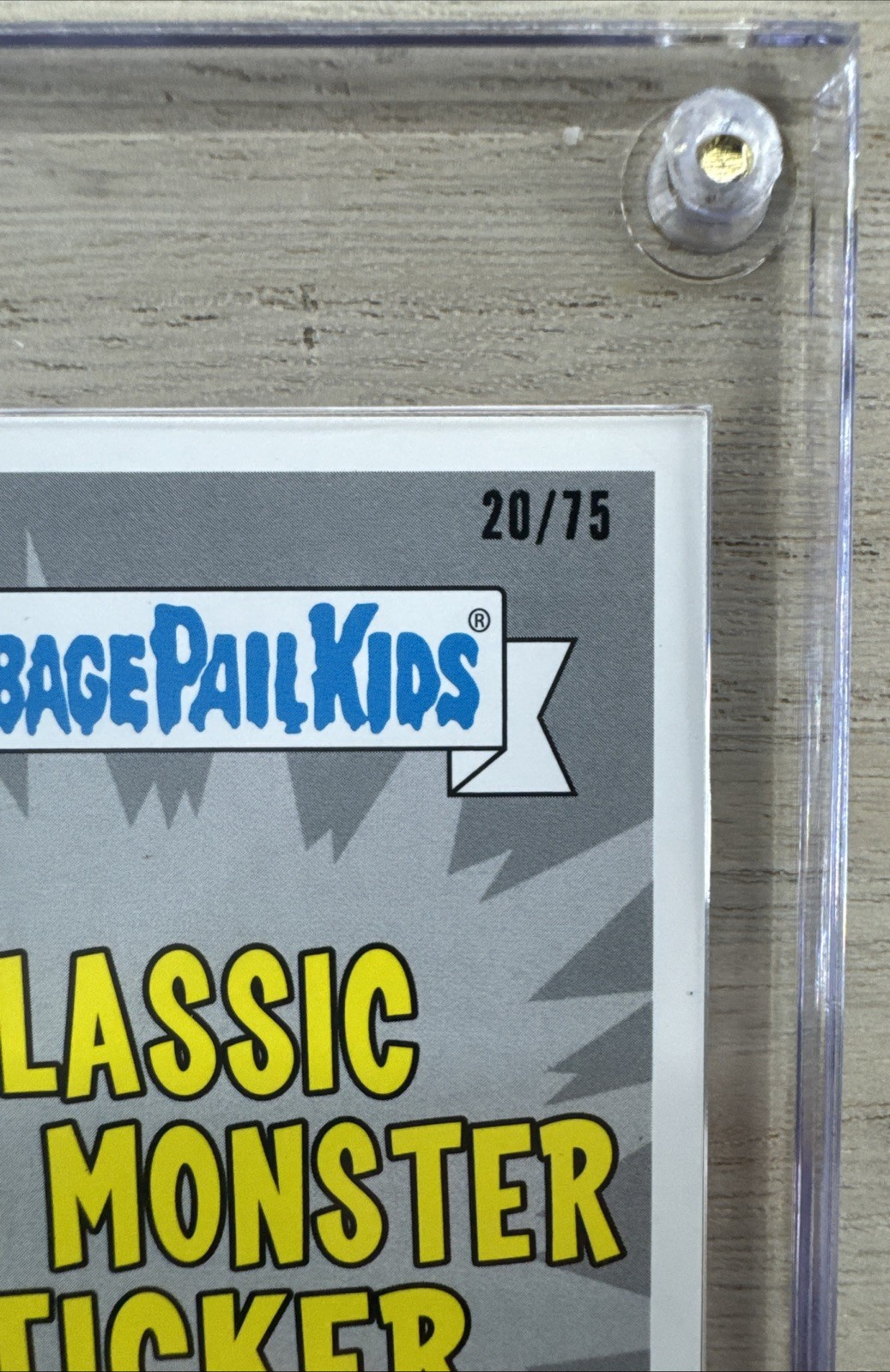 2018 Topps Garbage Pail Kids - Ross Feratu - Red 20/75