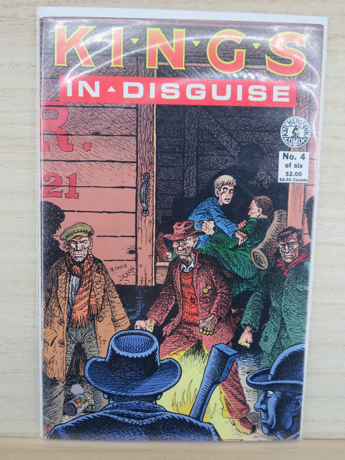 Kings In Disguise #4 of 6 - Kitchen Sink Press Comic - 1988