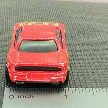 Hot Wheels Aurora Red Raptor - 1993 - Flames - Red Rims
