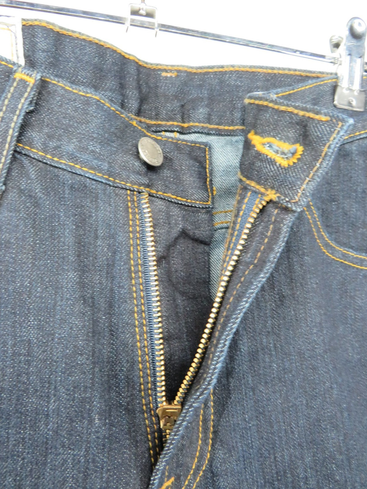 John B Stetson Jeans Men's W30 L36 Standard Straight Leg Indigo Work Denim 1520