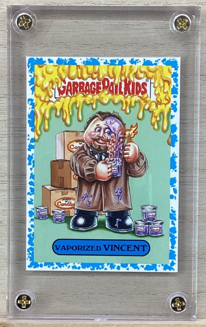 2018 Topps Garbage Pail Kids - Vaporized Vincent - Blue 55/99