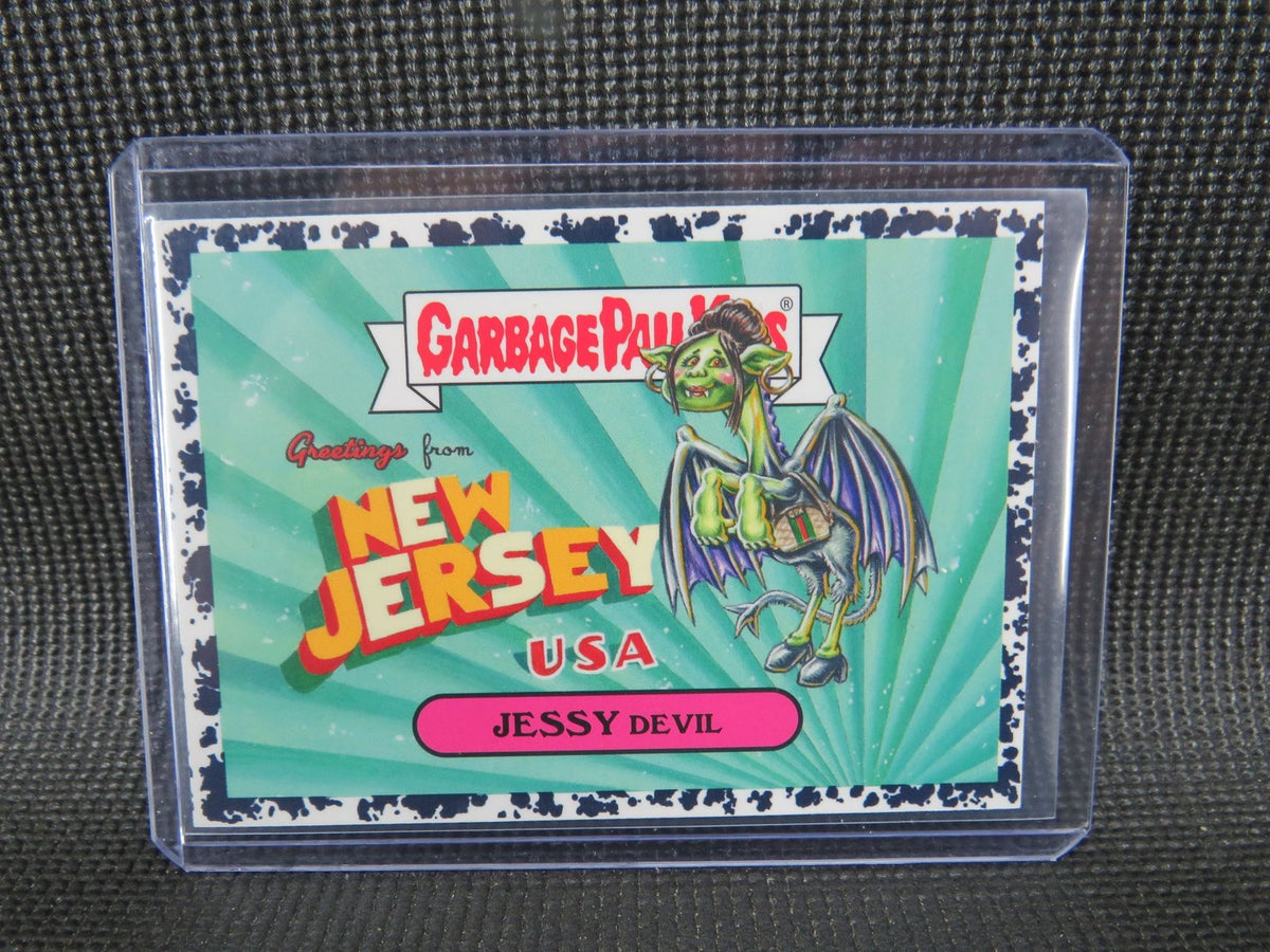 2018 Topps Garbage Pail Kids Jessy Devil Folklore Monster #3a of 10 - Black0