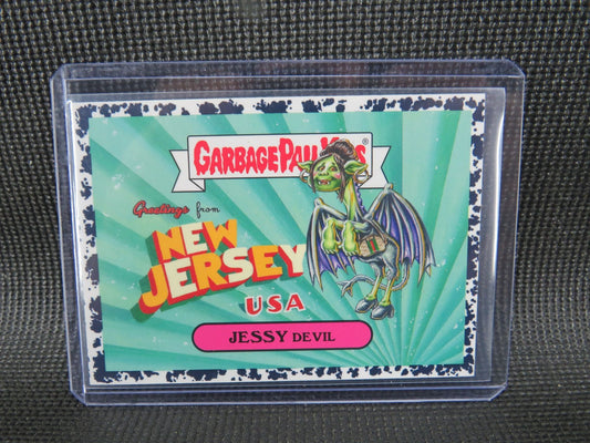 2018 Topps Garbage Pail Kids Jessy Devil Folklore Monster #3a of 10 - Black0