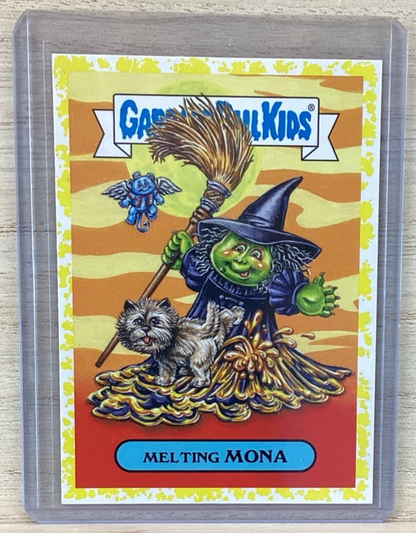 2018 Topps Garbage Pail Kids - Melting Mona - Yellow