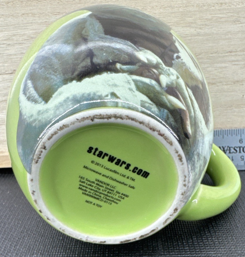 Star Wars Yoda Coffee Mug - May The Force Be With You - 16 Oz. 4.5” Tall - 2013