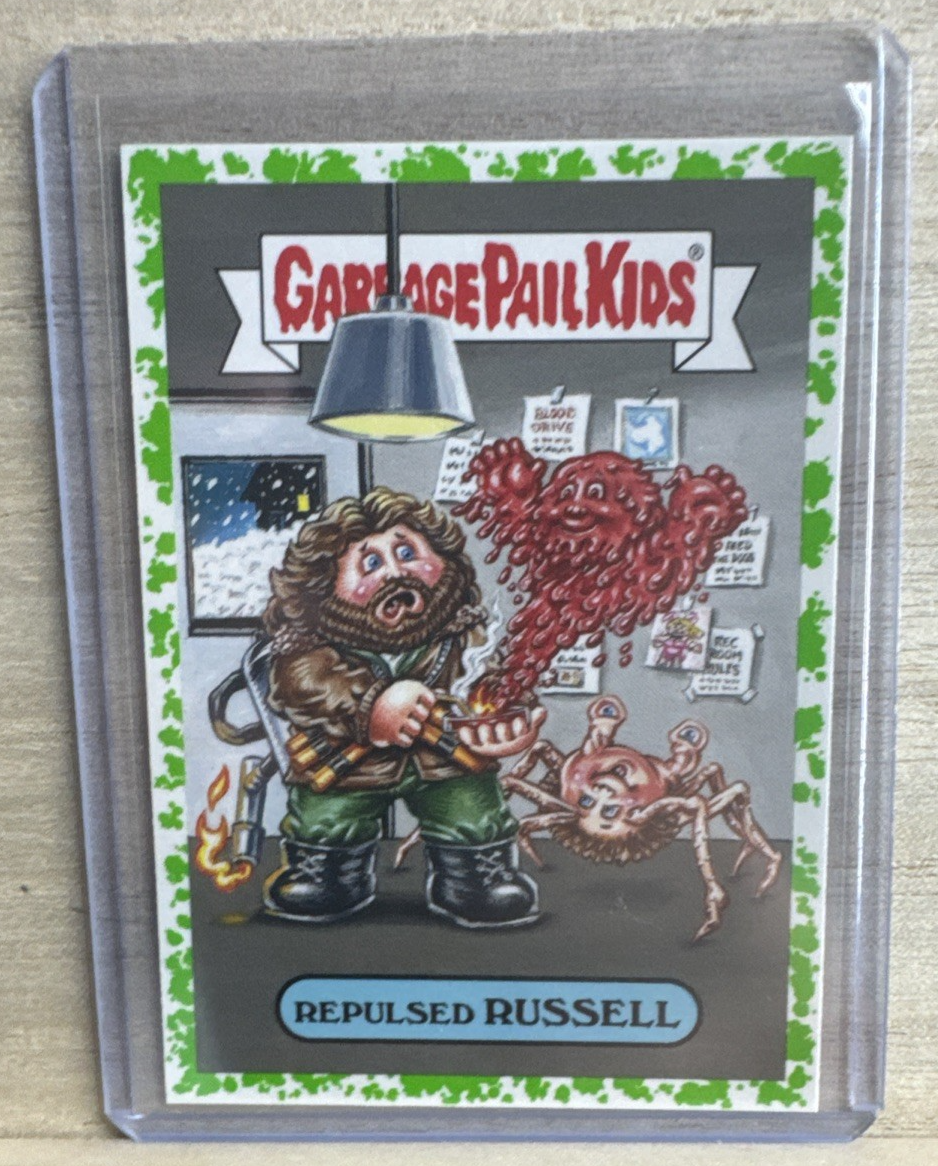 2018 Topps Garbage Pail Kids - Repulsed Russell - Green